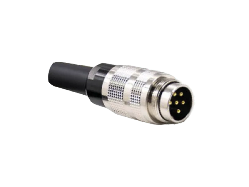 FNC M16 6 Pin Seyyar Tipi Erkek Konnektör