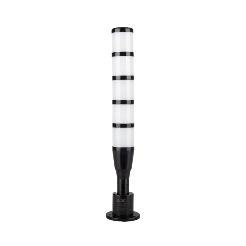 İLX – Ø50 T5 PRO BLACK Serisi Işıklı Kolon – İkaz Lambası – 5 Katlı